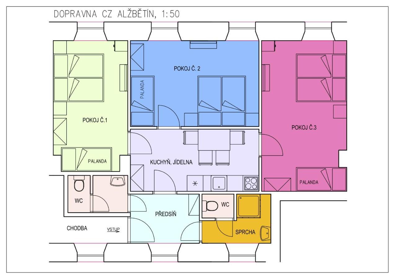 Dopravna Alžbětín Zelezna Ruda Exterior foto
